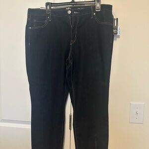 Black Straight Leg Jeans Classic Style